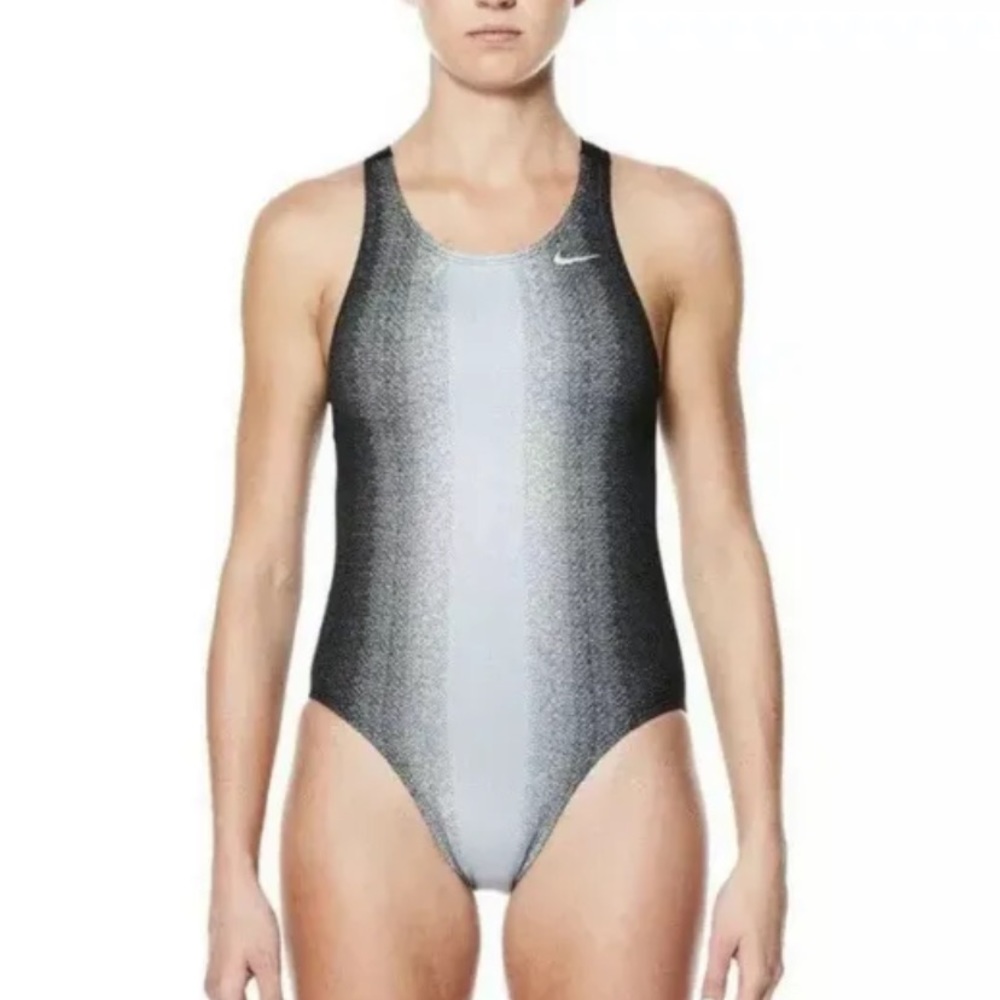 Nike Women's Fade Sting Fastback One Piece Swimsuit SZ 34 / WMS 8